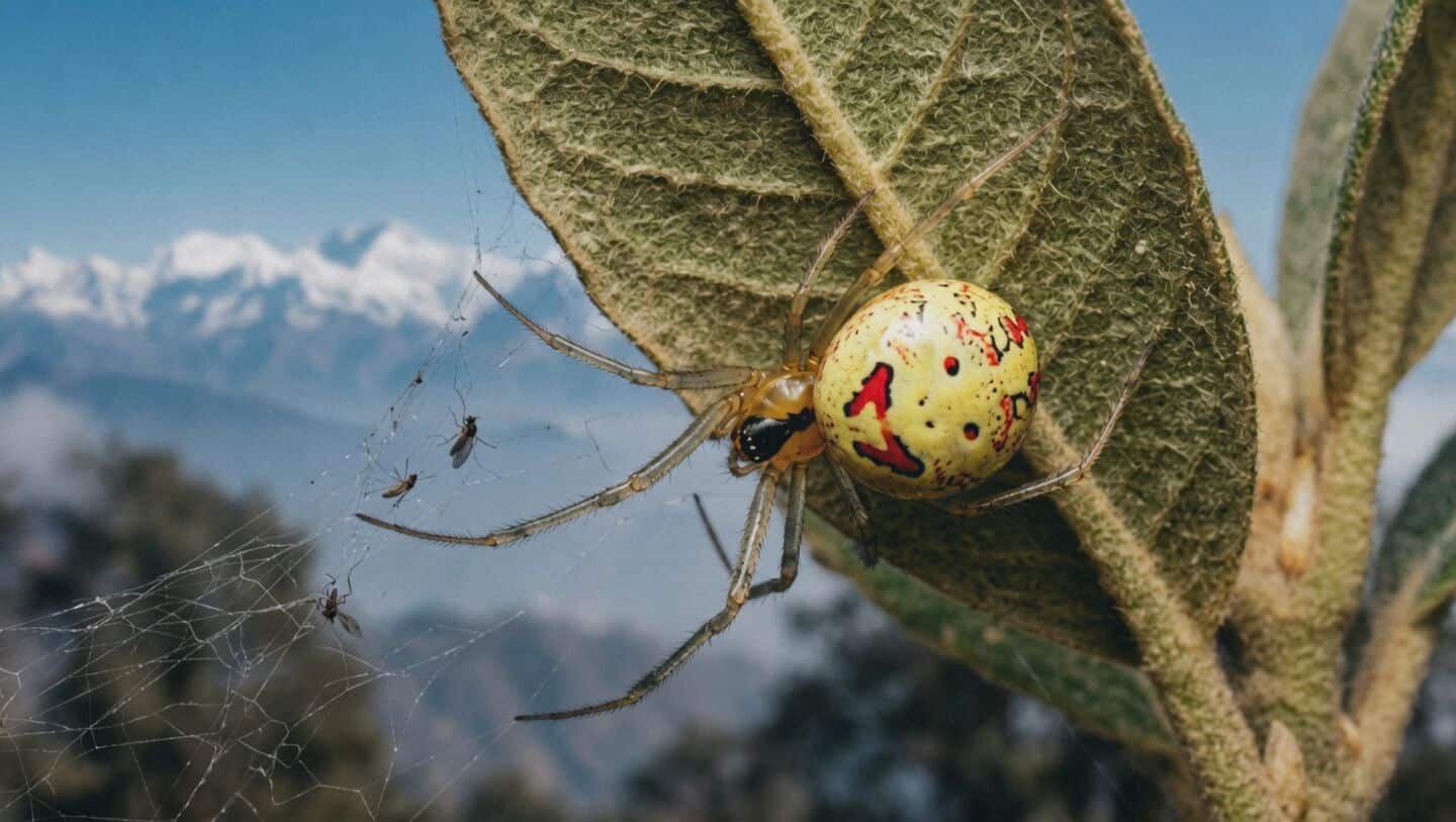 Researchers find Theridion himalayana with smiling belly markings in Uttarakhand