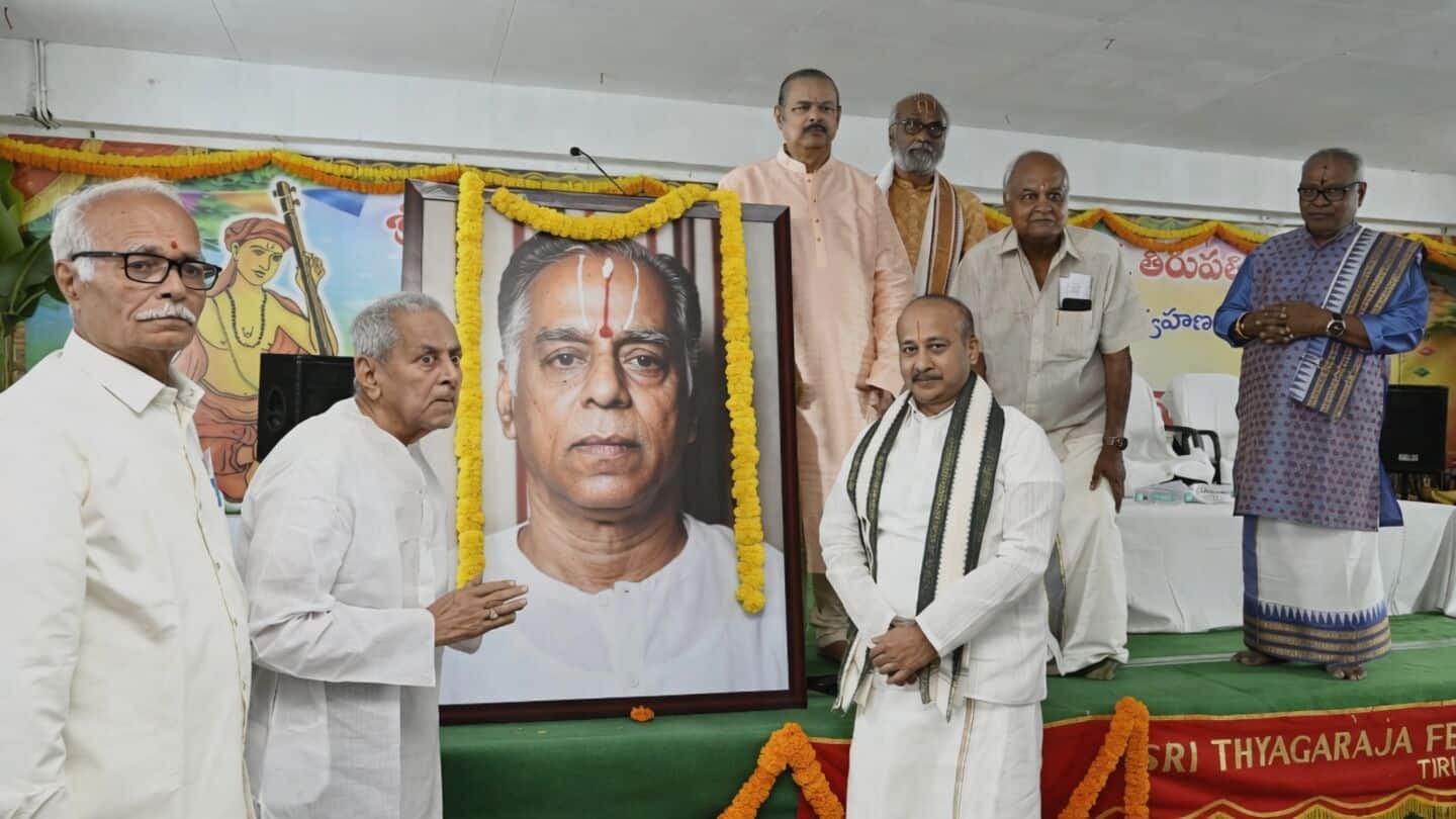 Tirupati opens 81st Sri Thyagaraja Festival as TTD EO inaugurates