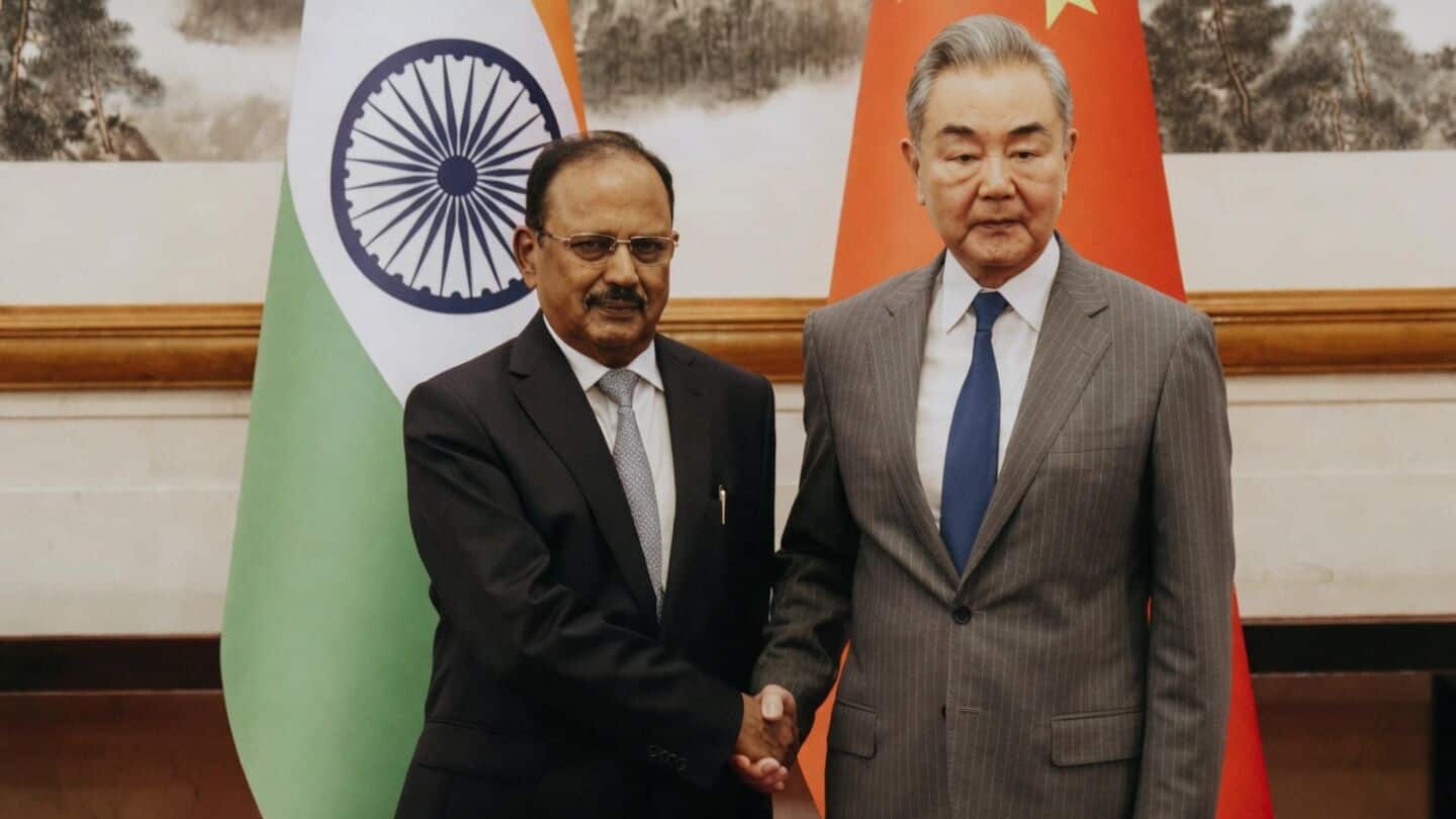 Ajit Doval meets Wang Yi in Beijing, discusses political solution