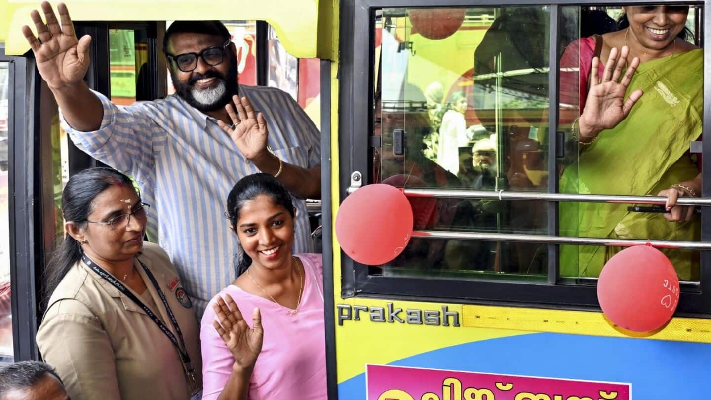 Kerala launches pink bus service to make women's travel safer