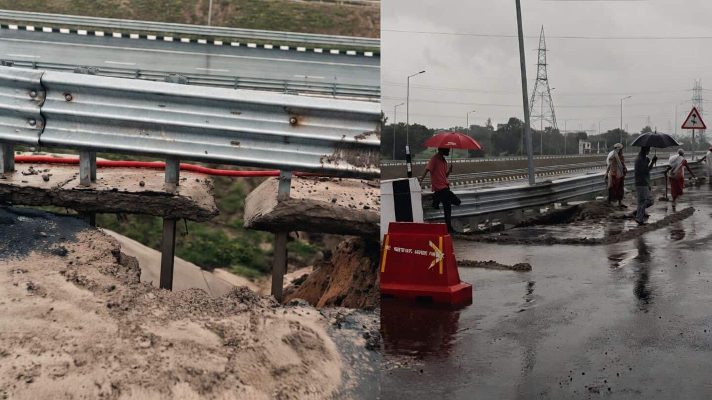 Ganga Expressway in Unnao develops crack months after April inauguration