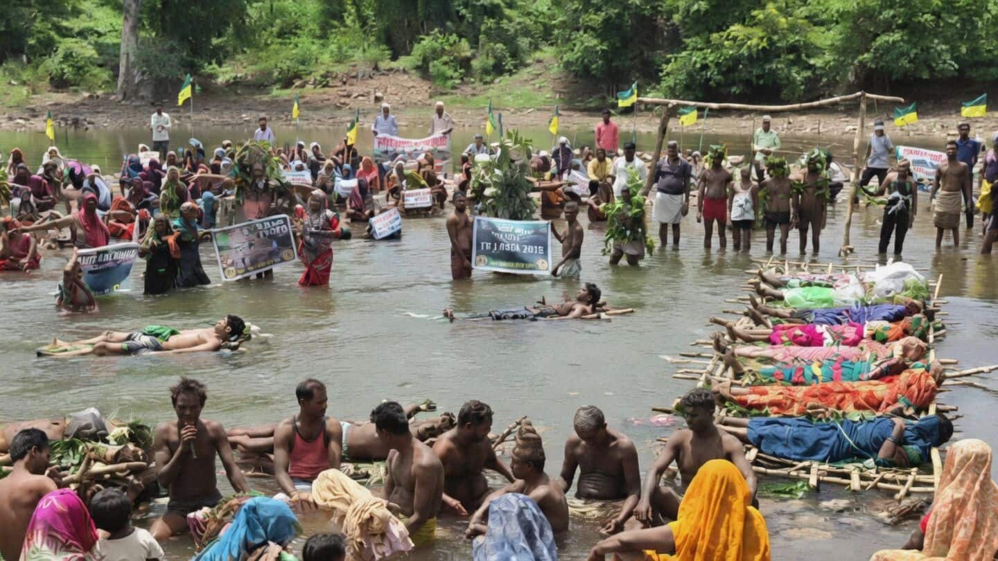 Police dismantle Ken-Betwa Link Project protest in Madhya Pradesh