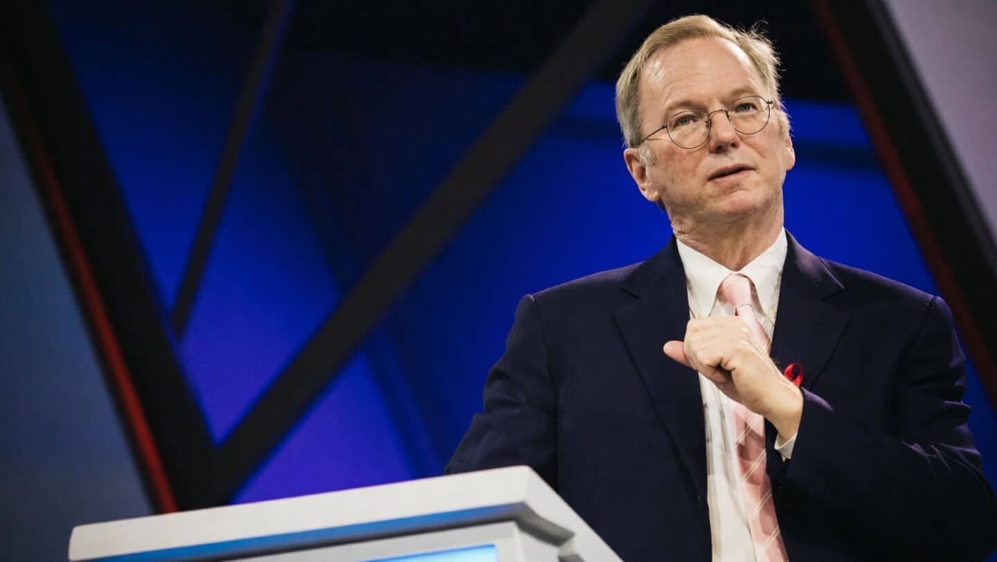 Former Google CEO Eric Schmidt says AI ends traditional coding