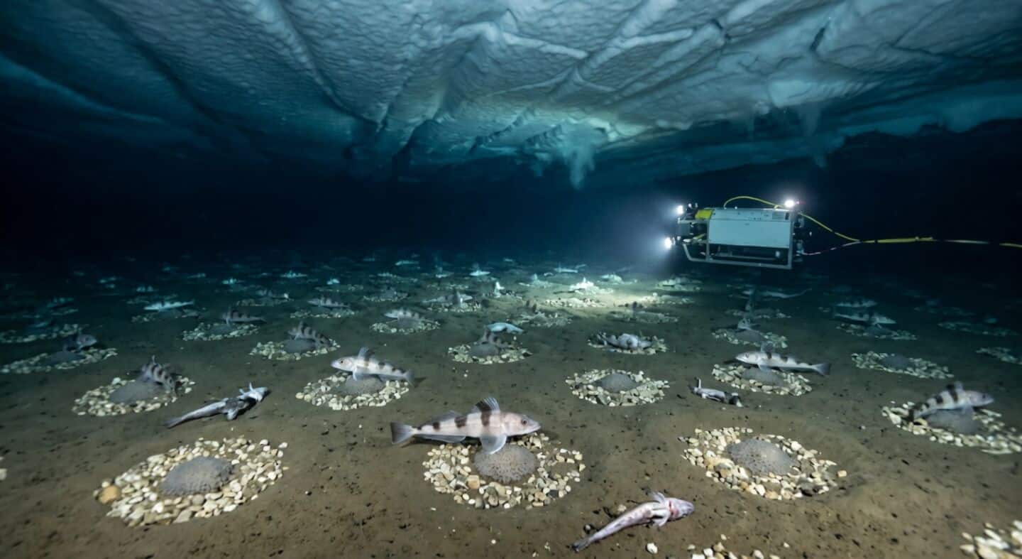 Scientists uncovered 60 million blackfin icefish nests under Filchner Ice Shelf