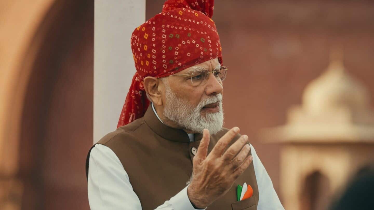 Narendra Modi marks 80th Independence Day urging youth reject drugs