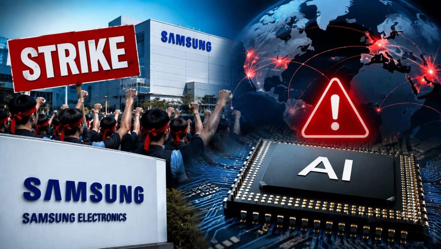 Samsung chip factories pause as 48,000 workers begin 18-day strike
