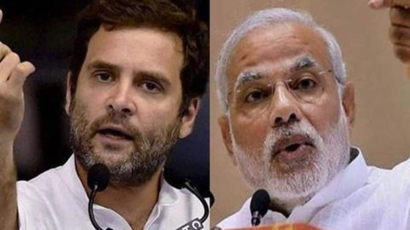 छत्तीसगढ़ में कांग्रेस पर बरसे मोदी तो मध्यप्रदेश से राहुल ने साधा भाजपा पर निशाना