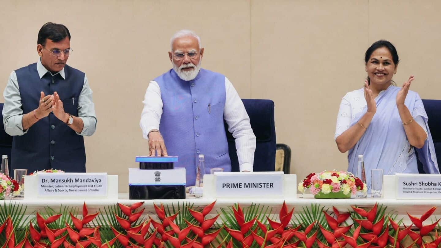 Prime Minister Narendra Modi says PM-VBRY created 7 million jobs