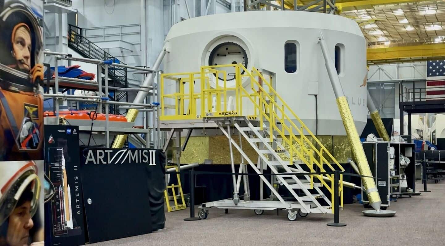 NASA assembles full-scale Moon mission mockup for Artemis 3 training