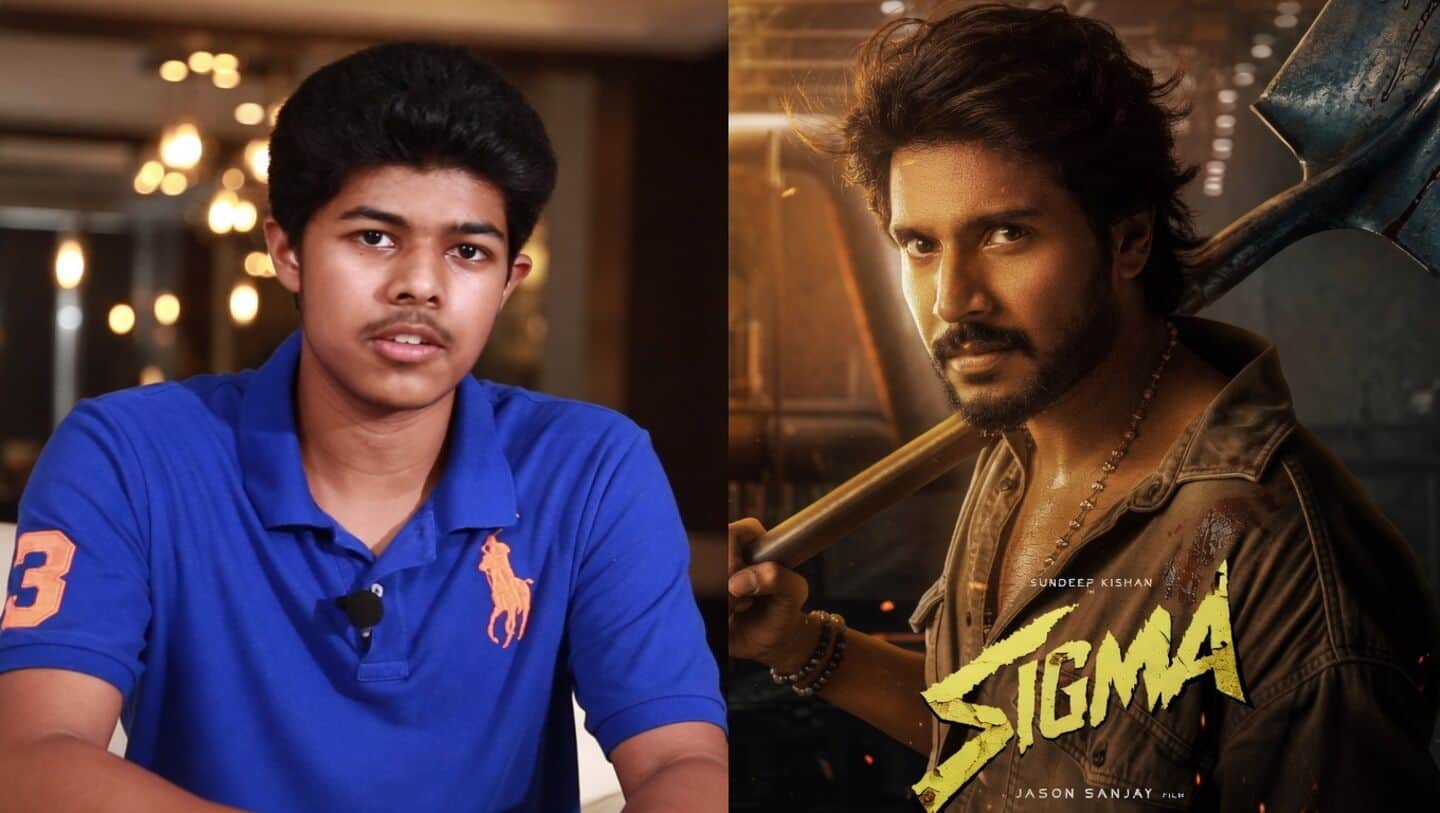 Sanjay makes directorial debut with 'Sigma' releasing July 31 2026