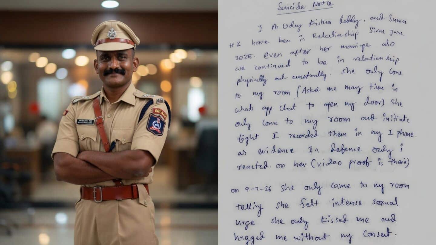 IPS trainee Uday Krishna Reddy hospitalized after suspected suicide attempt