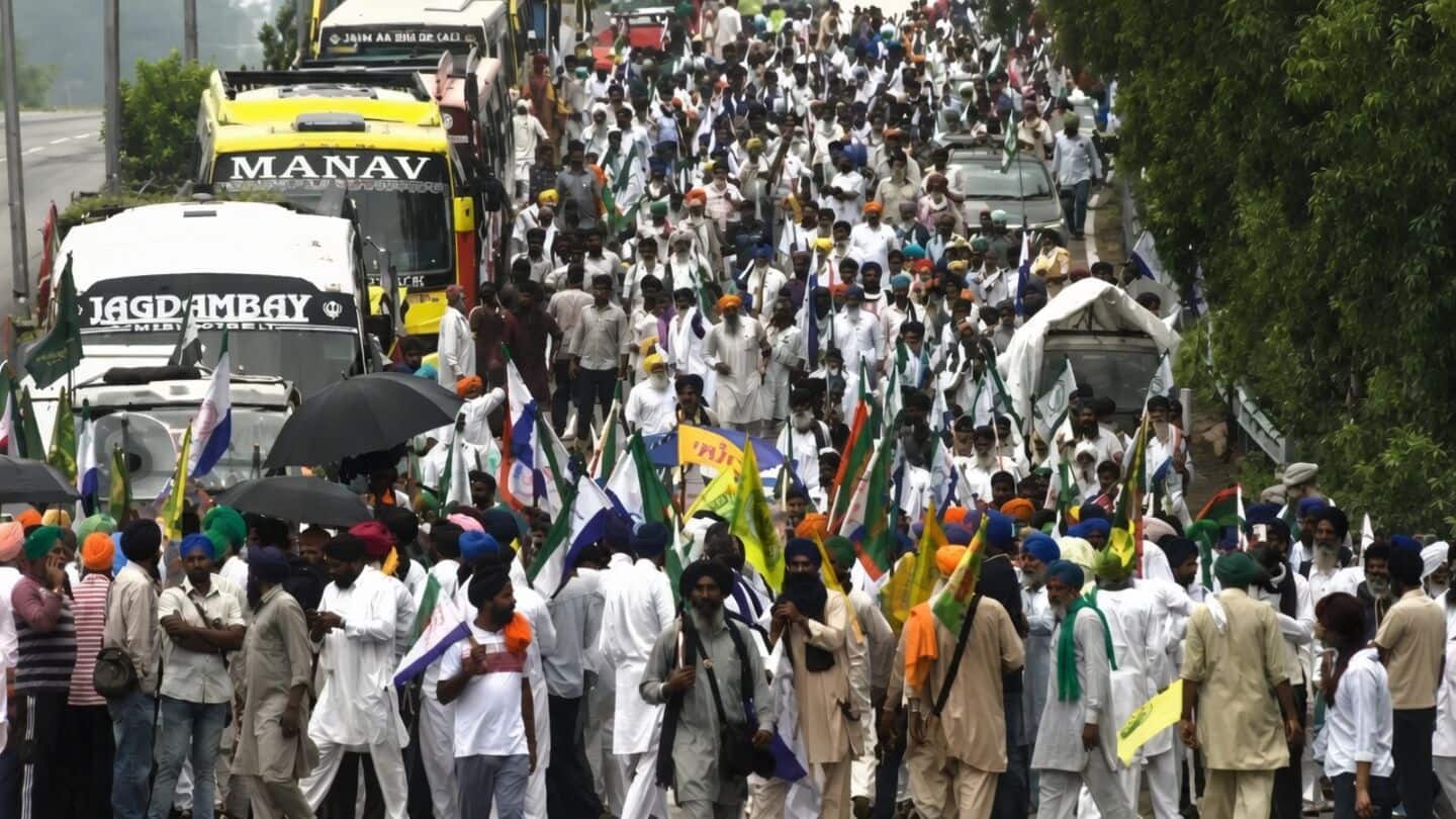 Madhya Pradesh farmers stage indefinite Bhopal protest for moong MSP