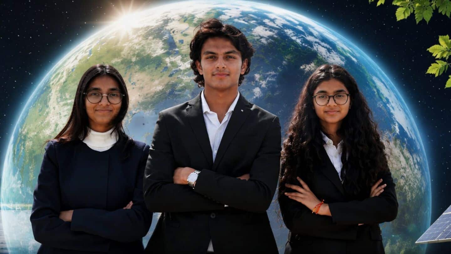 First Indian team of 16-year-olds wins the Earth Prize 2026