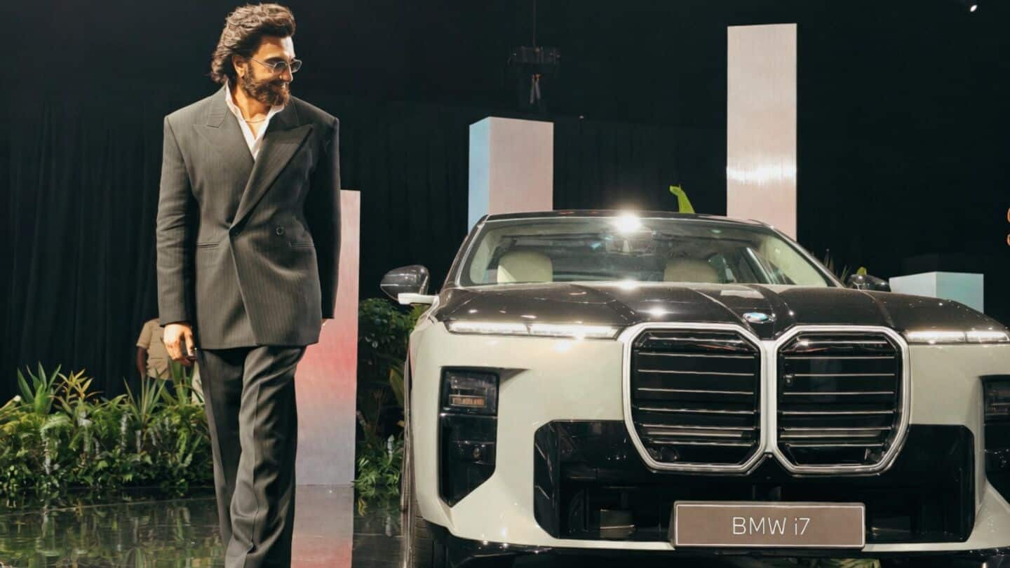 Singh spotted in BMW i7 after BMW India ambassadorship