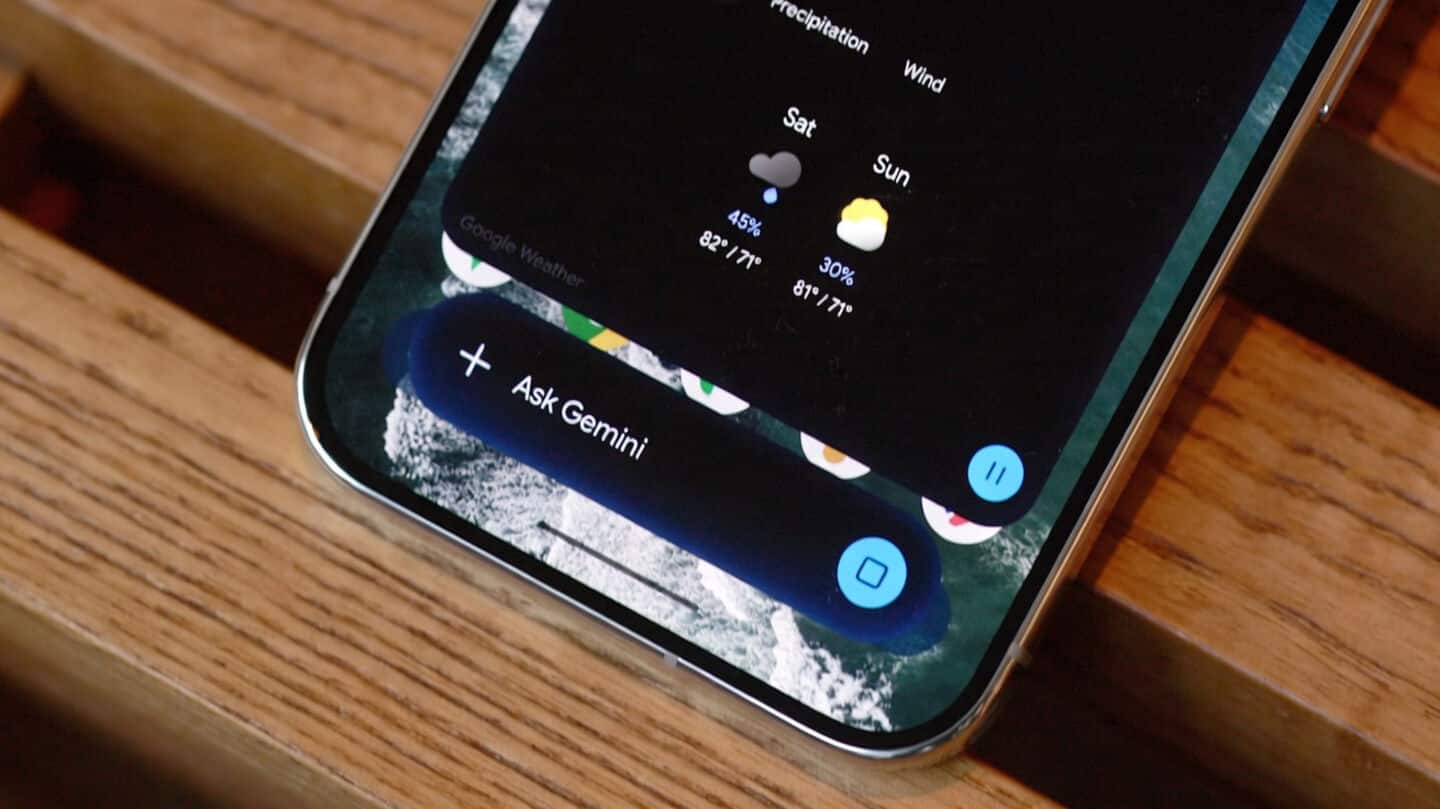 Gemini on Android adds 'Minimize' bubble overlay for multitasking today