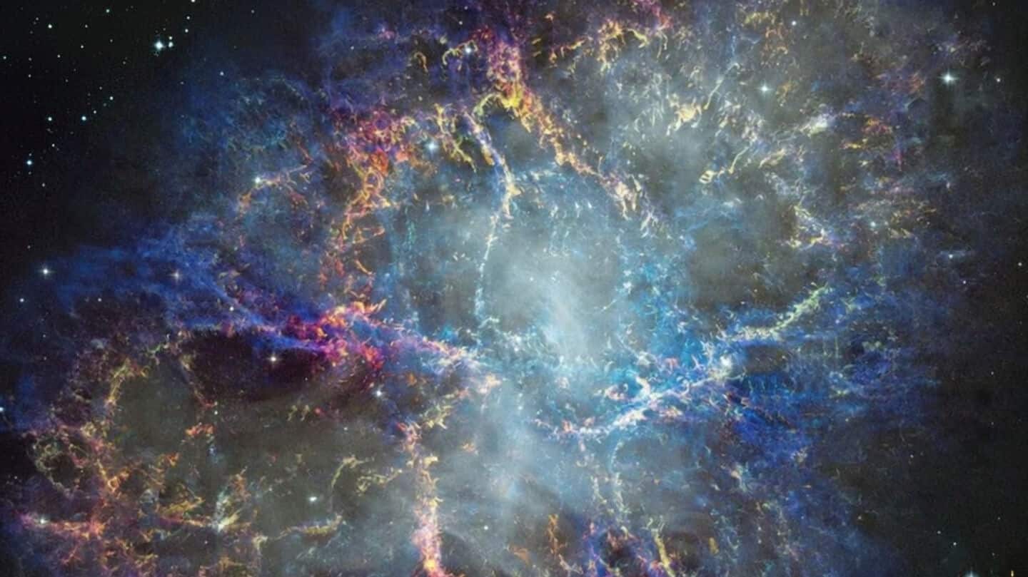 NASA's Hubble images reveal Crab Nebula's growth over 25 years