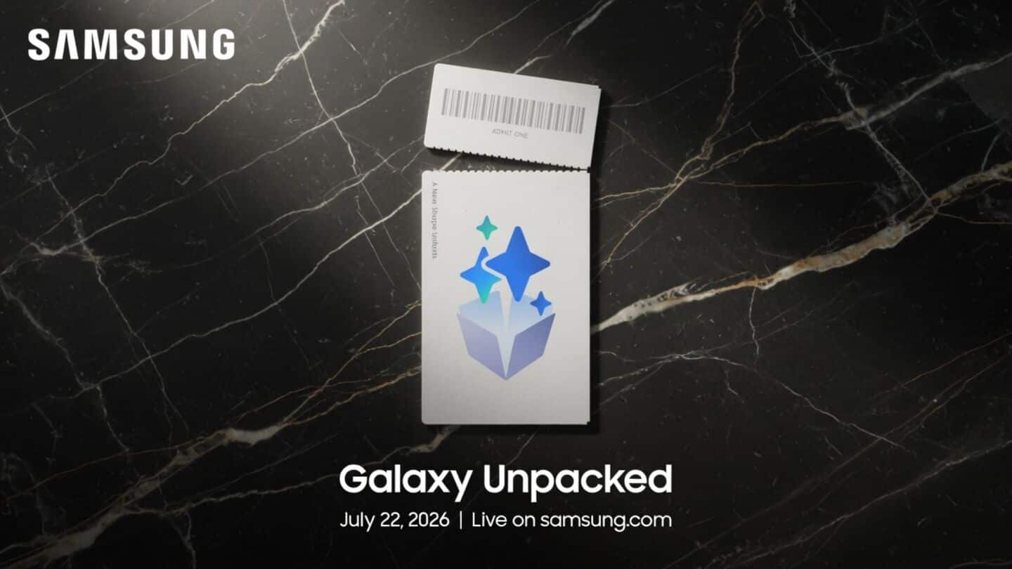 Samsung to unveil foldables at Galaxy Unpacked July 22 London