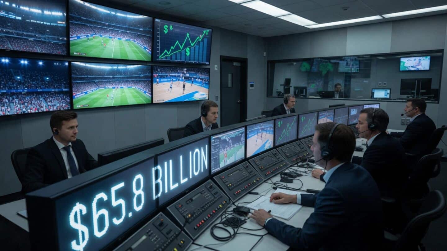 Global sports media rights hit record $65.82 billion in 2026