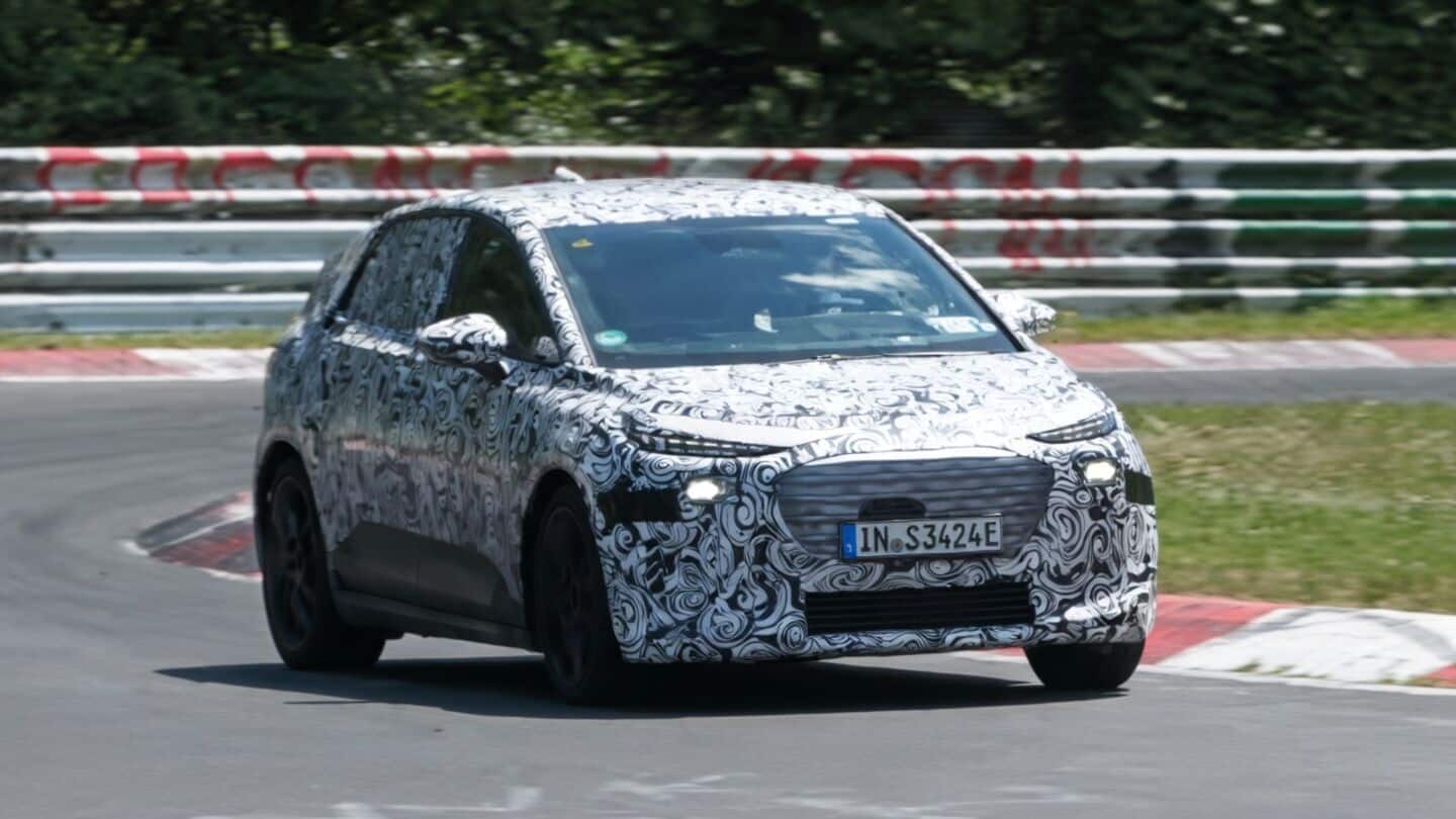 Audi revives classic A2 as electric hatchback tested at Nurburgring