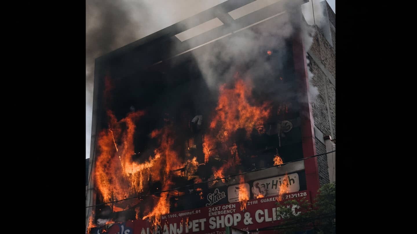 Lucknow animation center blaze kills 15, injures 9, couple dead