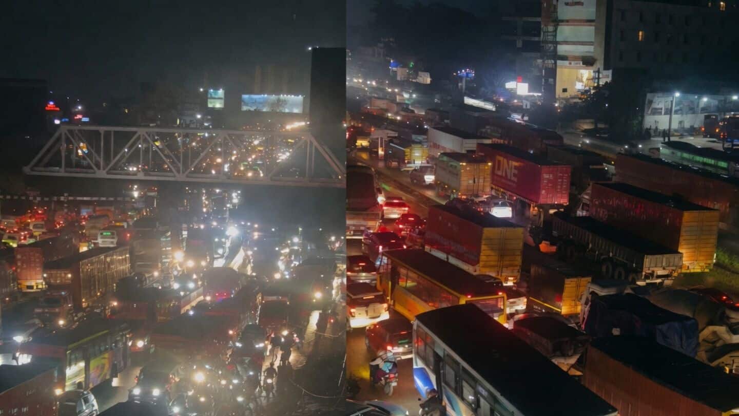 Bengaluru NH44 jam near Electronics City follows Kerala man's death