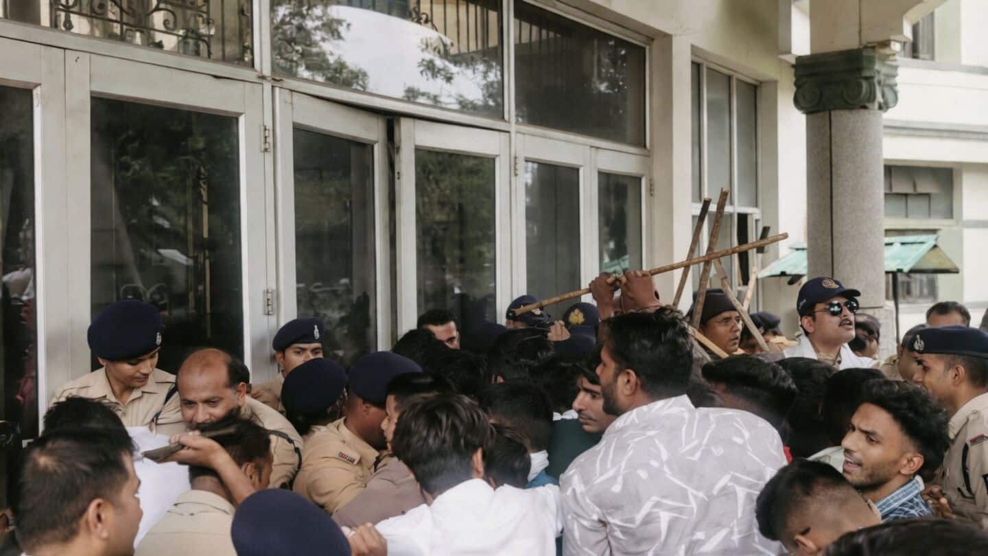 VHP, Bajrang Dal activists vandalized Jabalpur Catholic school during protest