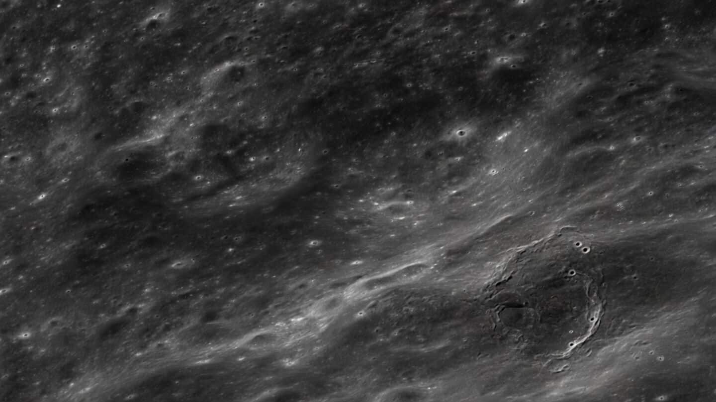 Danuri orbiter images Falcon 9 lunar impact site, KARI confirms