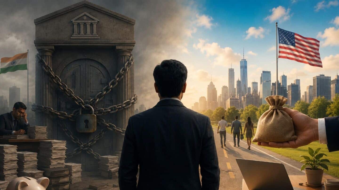 Shreyans Jain criticizes Indian banks' caution versus US lenders