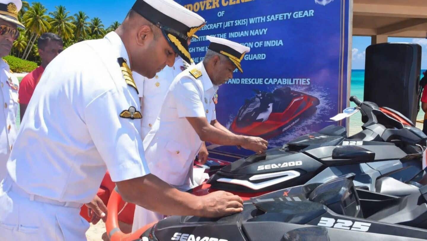India donates 2 watercraft to Sri Lankan Coast Guard