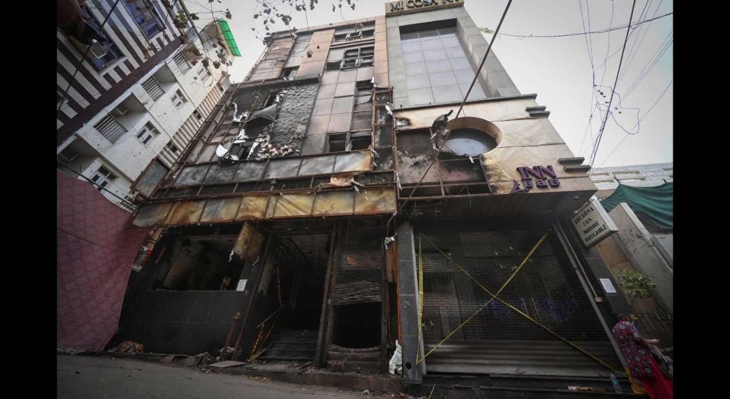 Flourish Stay in Delhi fire killed 23 building still unsealed