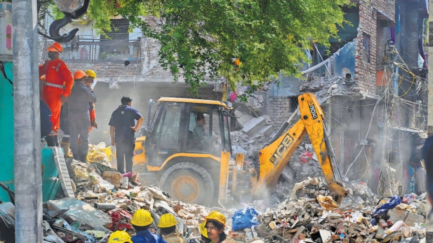 Mohammad Anwar arrested after new Seemapuri building collapse in Delhi