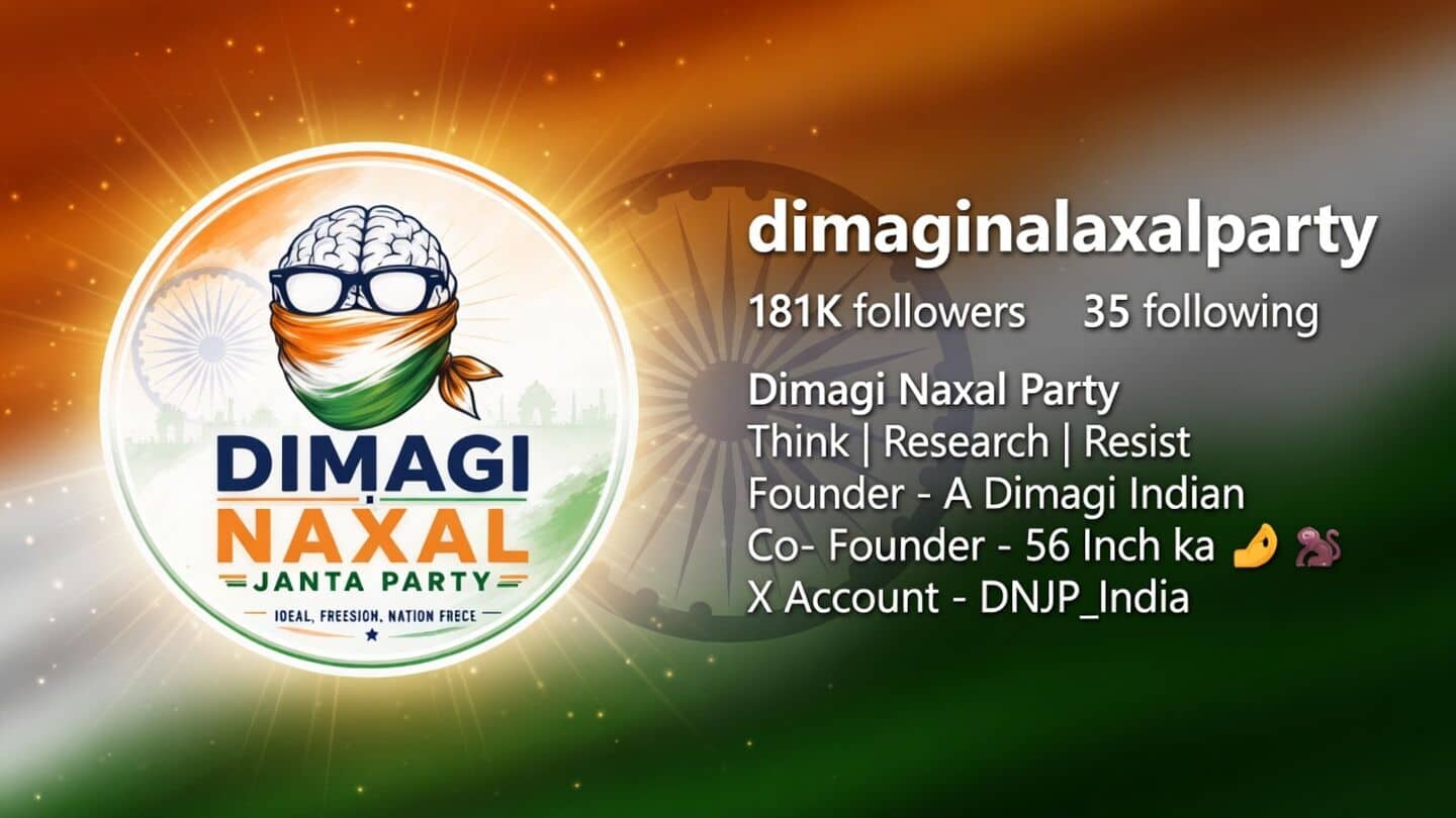 'Dimagi Naxal Party' viral after PM Modi Independence Day remark