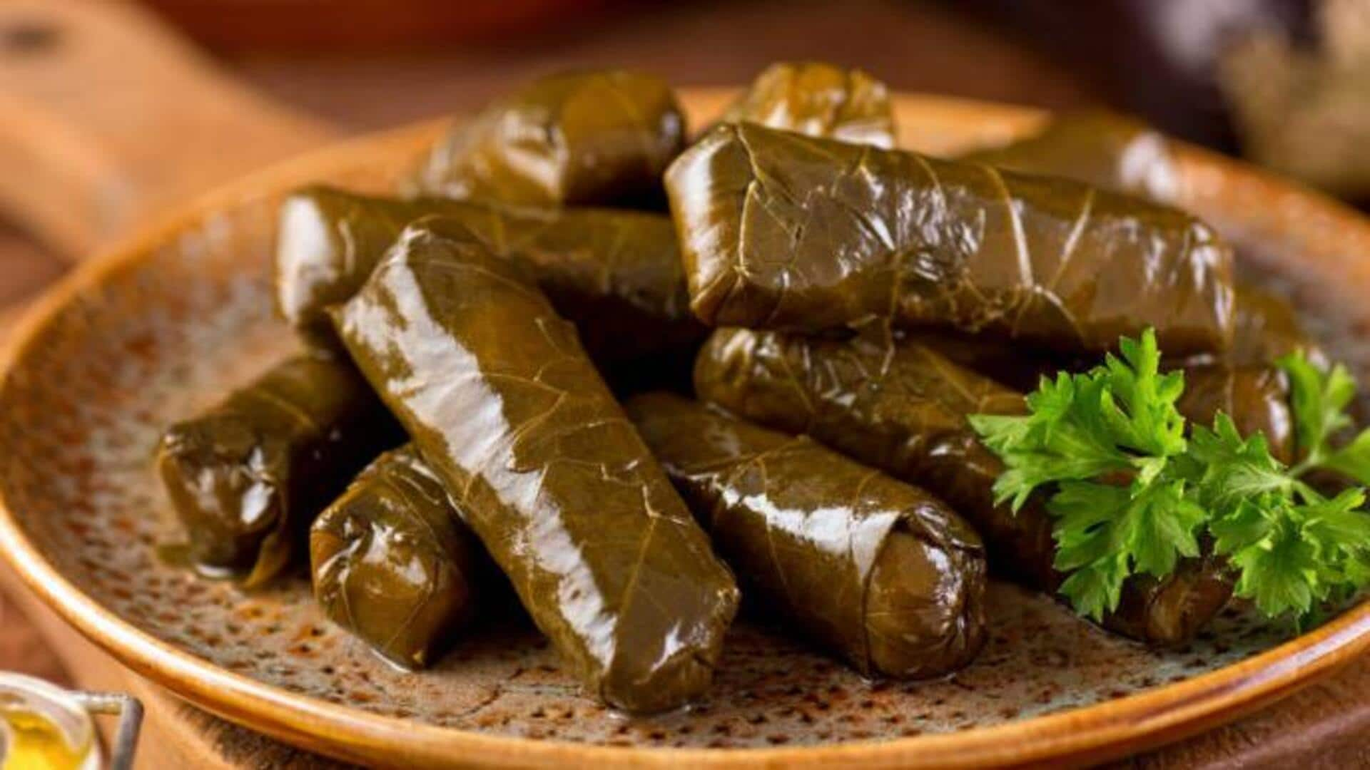 Try this Turkish stuffed dolma with quinoa recipe