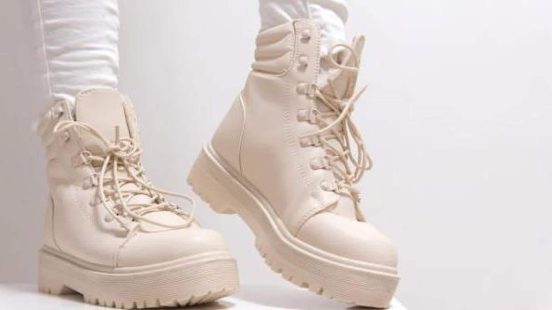 Stylish ways to wear chunky boots this winter