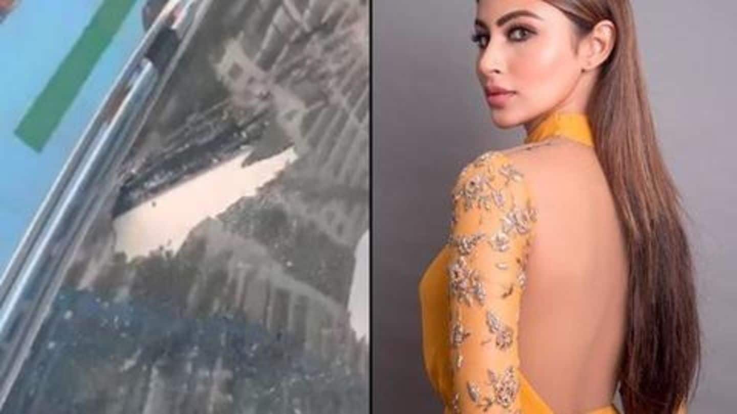Actress Mouni Roy escapes major mishap, shares video on Twitter