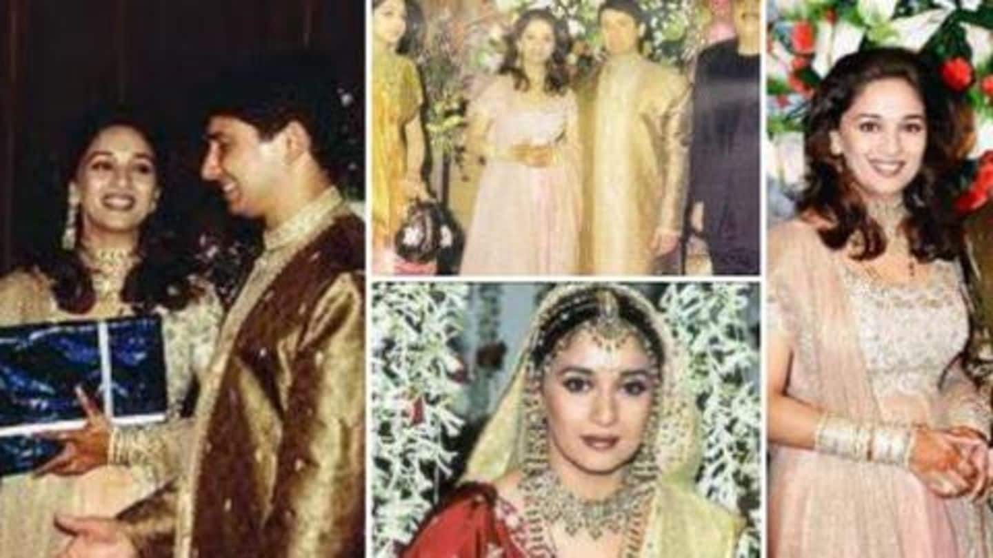 Madhuri Dixit hosted reception two months after wedding Madhuri Dixit hosted reception two months after wedding