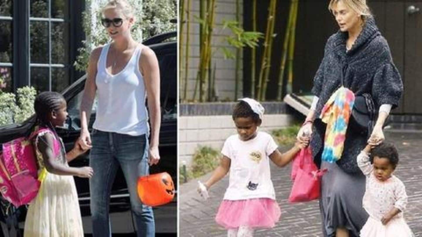 Children charlize theron and Charlize Theron