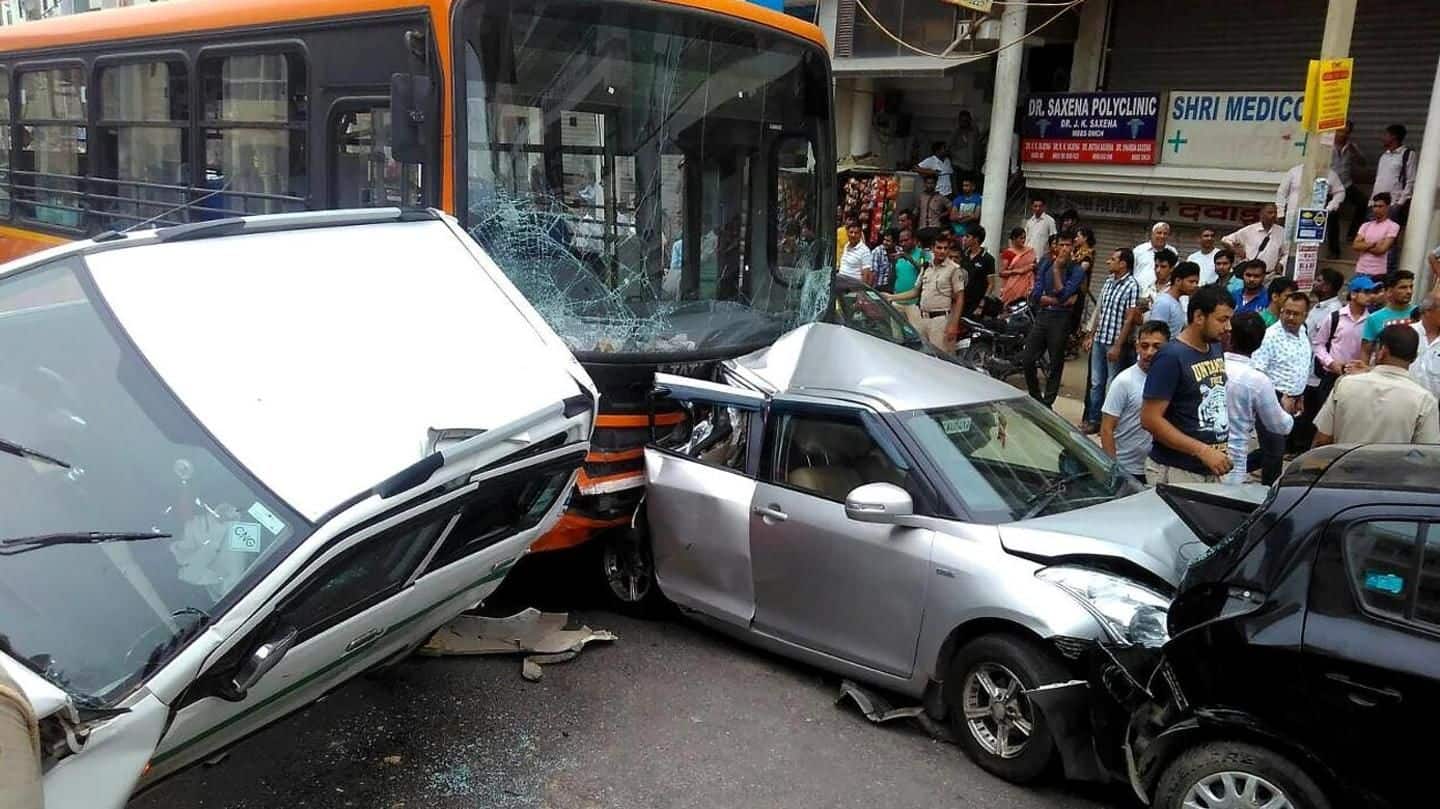 In one year, Delhi lost 1,584 people in 6,673 road-accidents