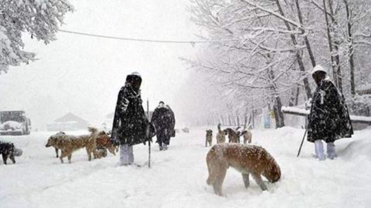 Heavy snowfall blankets Kashmir, state cut off for second day
