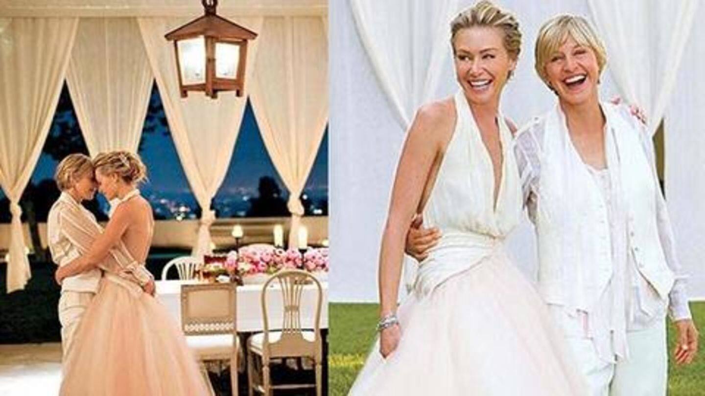 Ellen DeGeneres wore her homosexuality with 'pride,' married girlfriend Ellen DeGeneres wore her homosexuality with 'pride,' married girlfriend