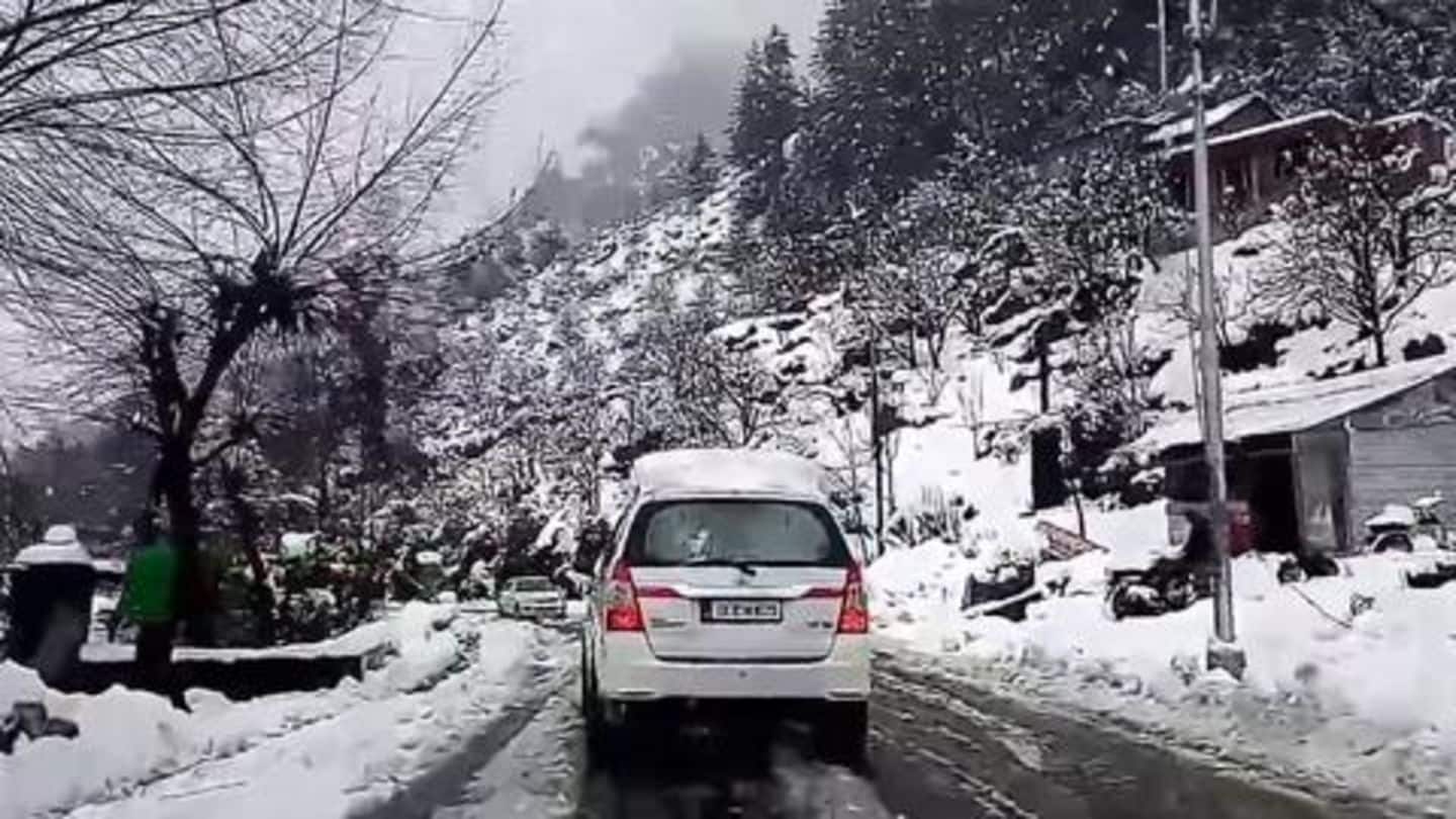 Manali shivers at sub-zero temperature amid forecast of more snowfall