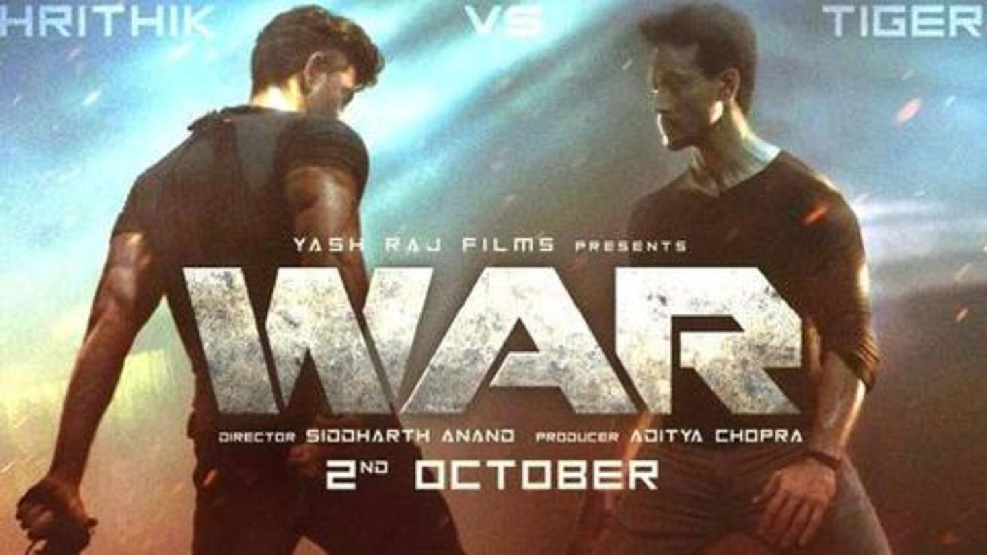 'War' brings together Hrithik, Tiger; sees October 2 release 'War' brings together Hrithik, Tiger; sees October 2 release