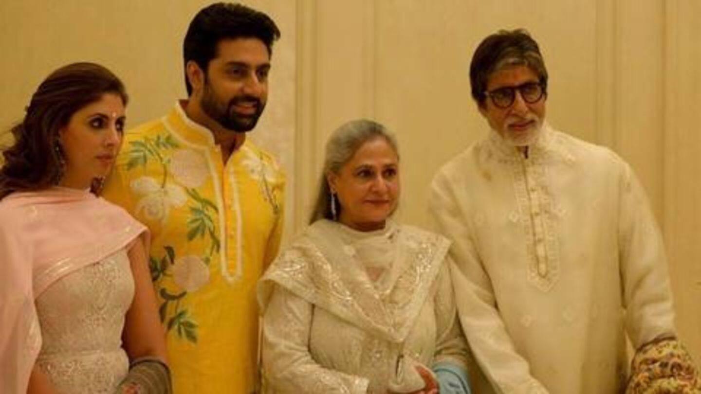 Big B treats, celebrates both of of his children equally Big B treats, celebrates both of of his children equally