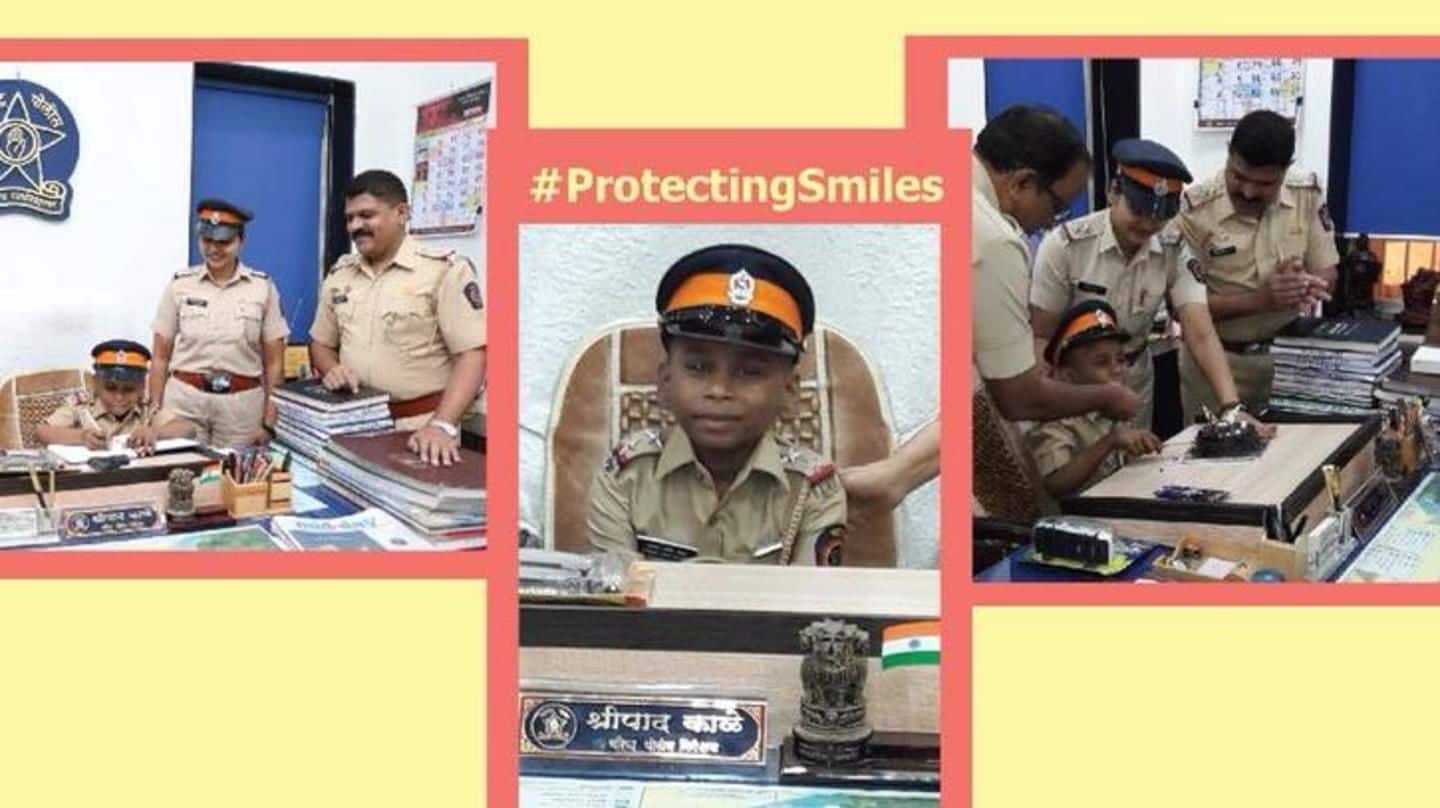 Mumbai police made this 7-year-old boy a cop. Know why