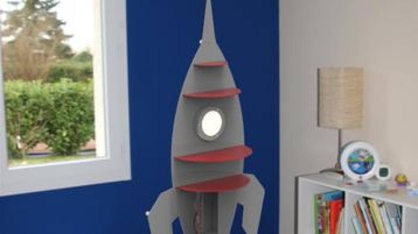 The rocket shelf: Stock it up with favorite toys, books The rocket shelf: Stock it up with favorite toys, books