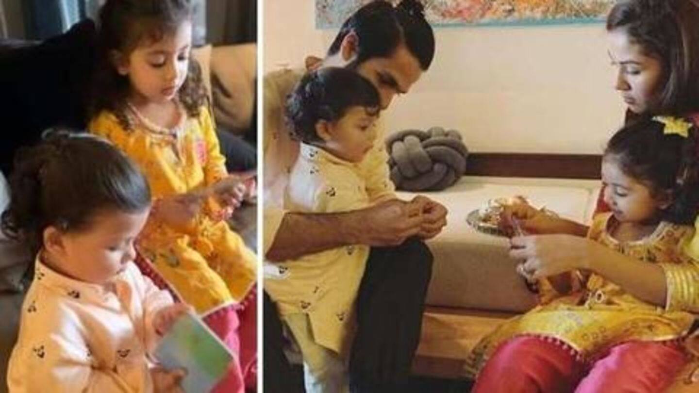 Zain, Misha observed their first Raksha Bandhan this year Zain, Misha observed their first Raksha Bandhan this year