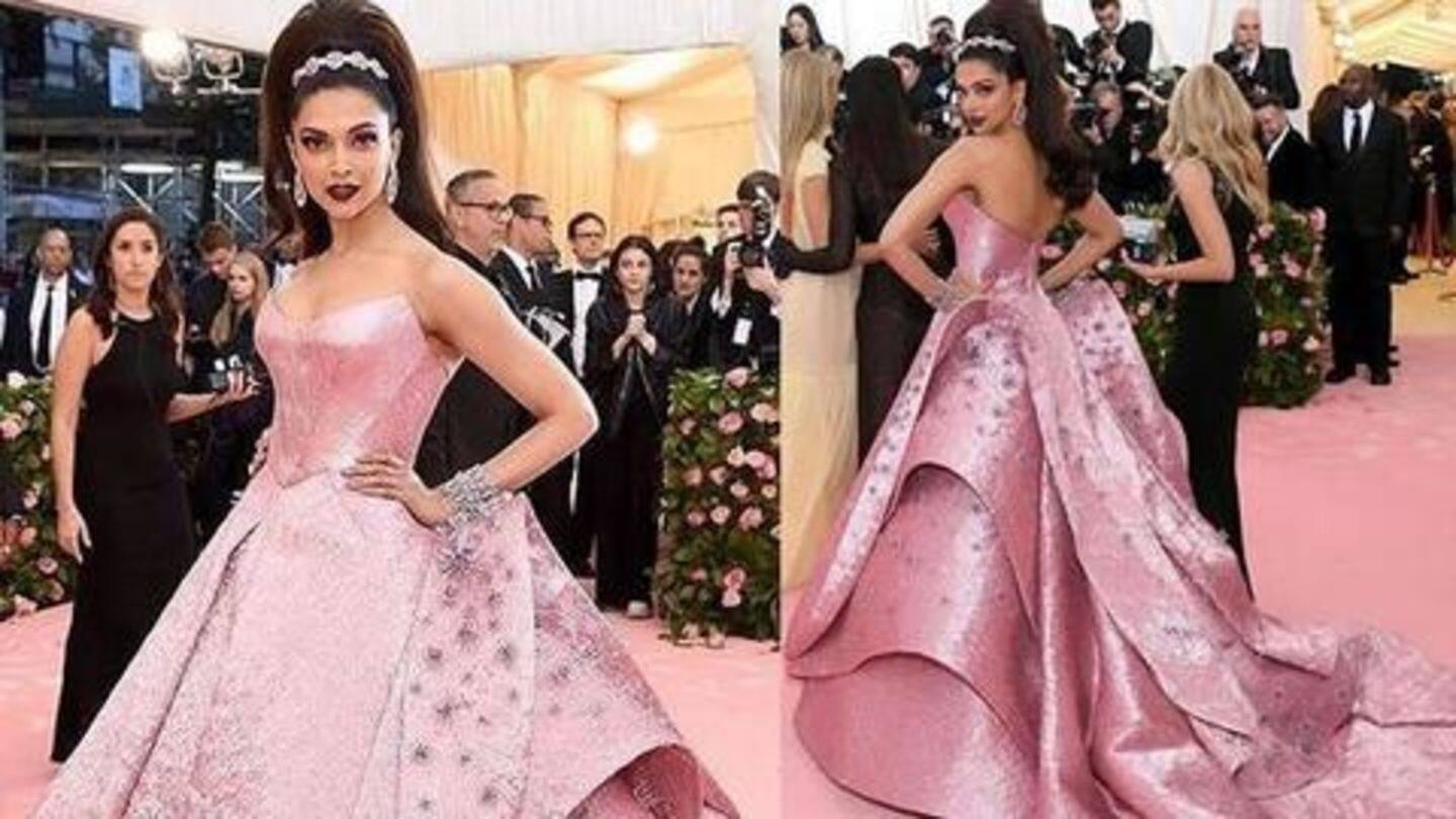 Deepika, this year, went bolder, wore voluminous pink gown Deepika, this year, went bolder, wore voluminous pink gown