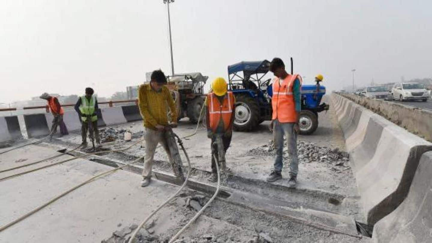 January repeat: Lajpat Nagar flyover getting repaired, jams till May-30