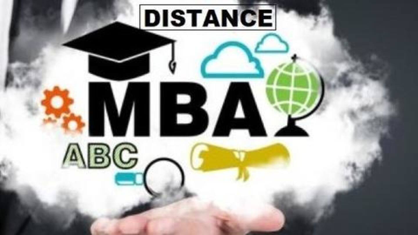 Note: Distance MBA and online MBA are not the same Note: Distance MBA and online MBA are not the same
