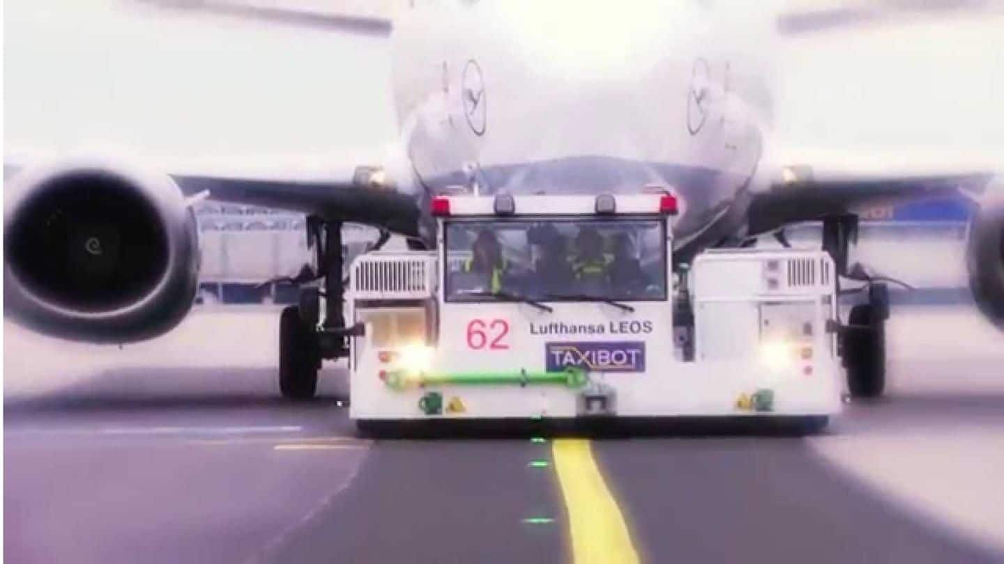 Delhi airport: Semi-robotic TaxiBots to help curb air pollution